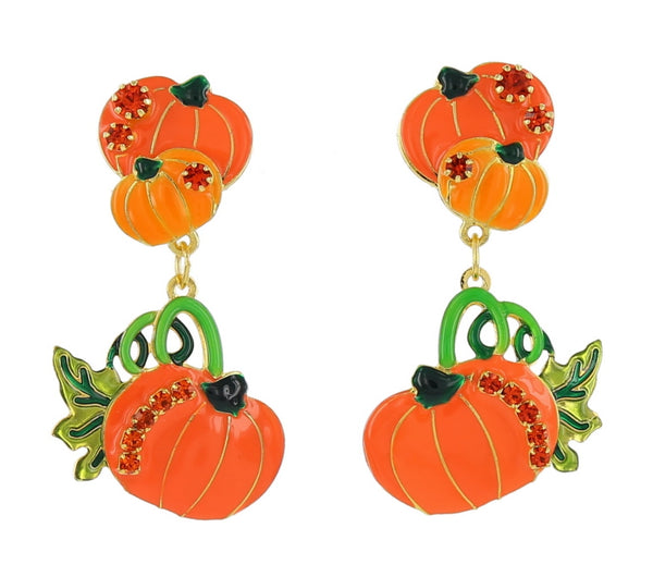 Pumpkin Earrings