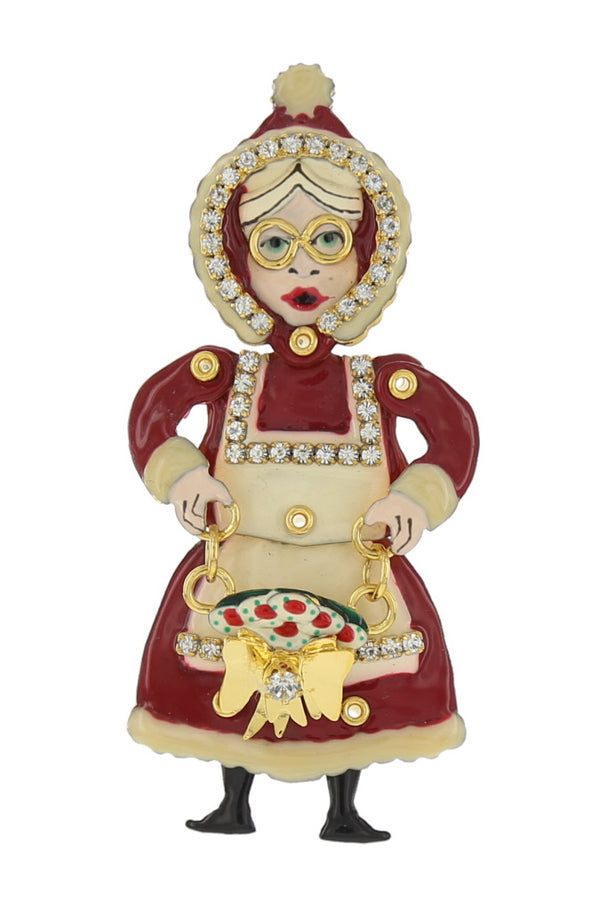 Mrs. Claus Pin