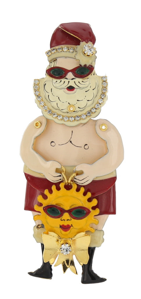 Mr. Sunny Claus Pin