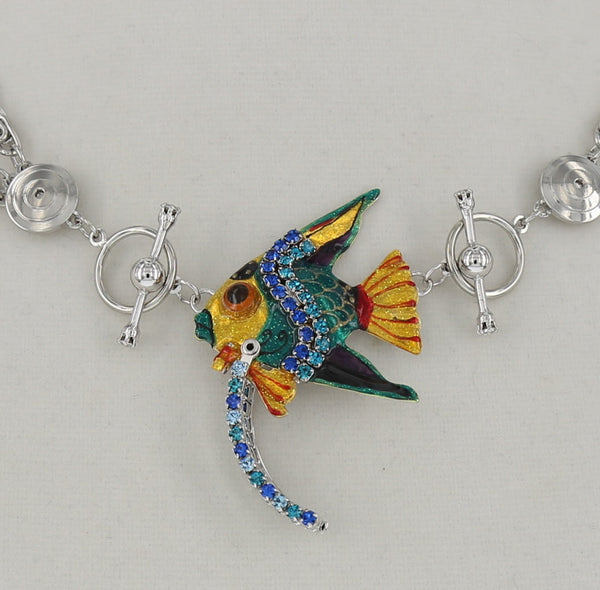 Blue Fish Special Link Rhodium