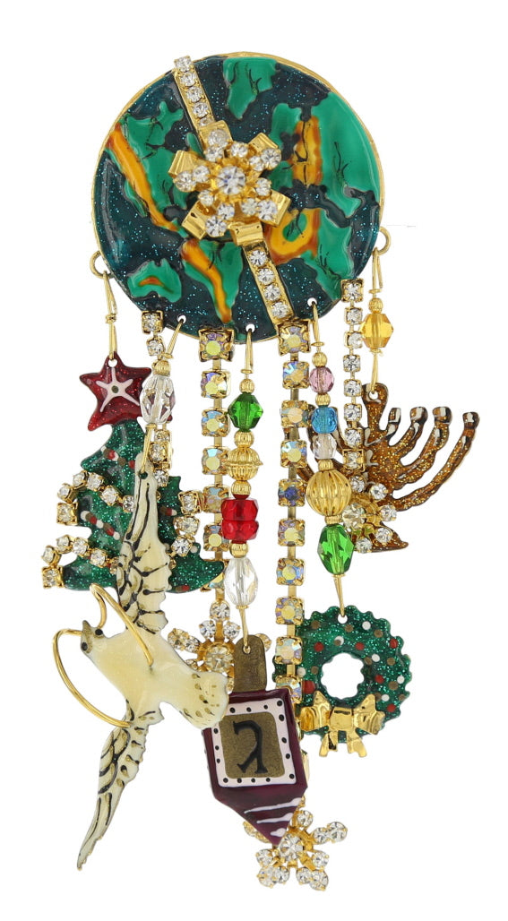 Season's Greetings Pin