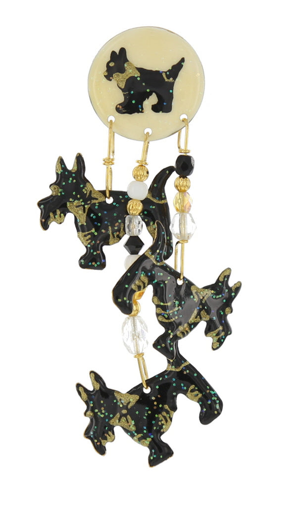 Teacup Scotties Pin